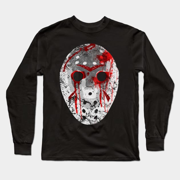 Friday Bloody Mask Long Sleeve T-Shirt by Scar